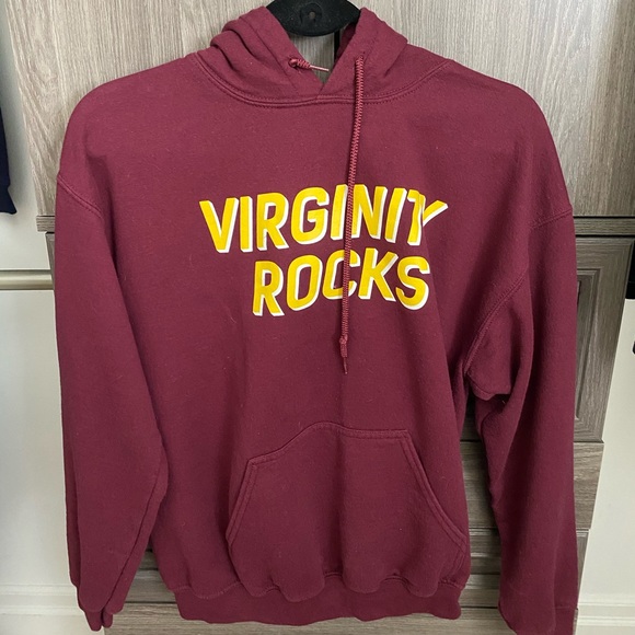 Burgundy Virginity Rocks Sweater - Picture 1 of 2